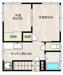 コーポときわの物件間取画像